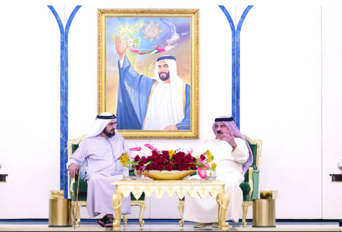 محمد بن راشد وملك البحرين يستعرضان سُبل تعزيز الشراكة الاستراتيجية بين البلدين